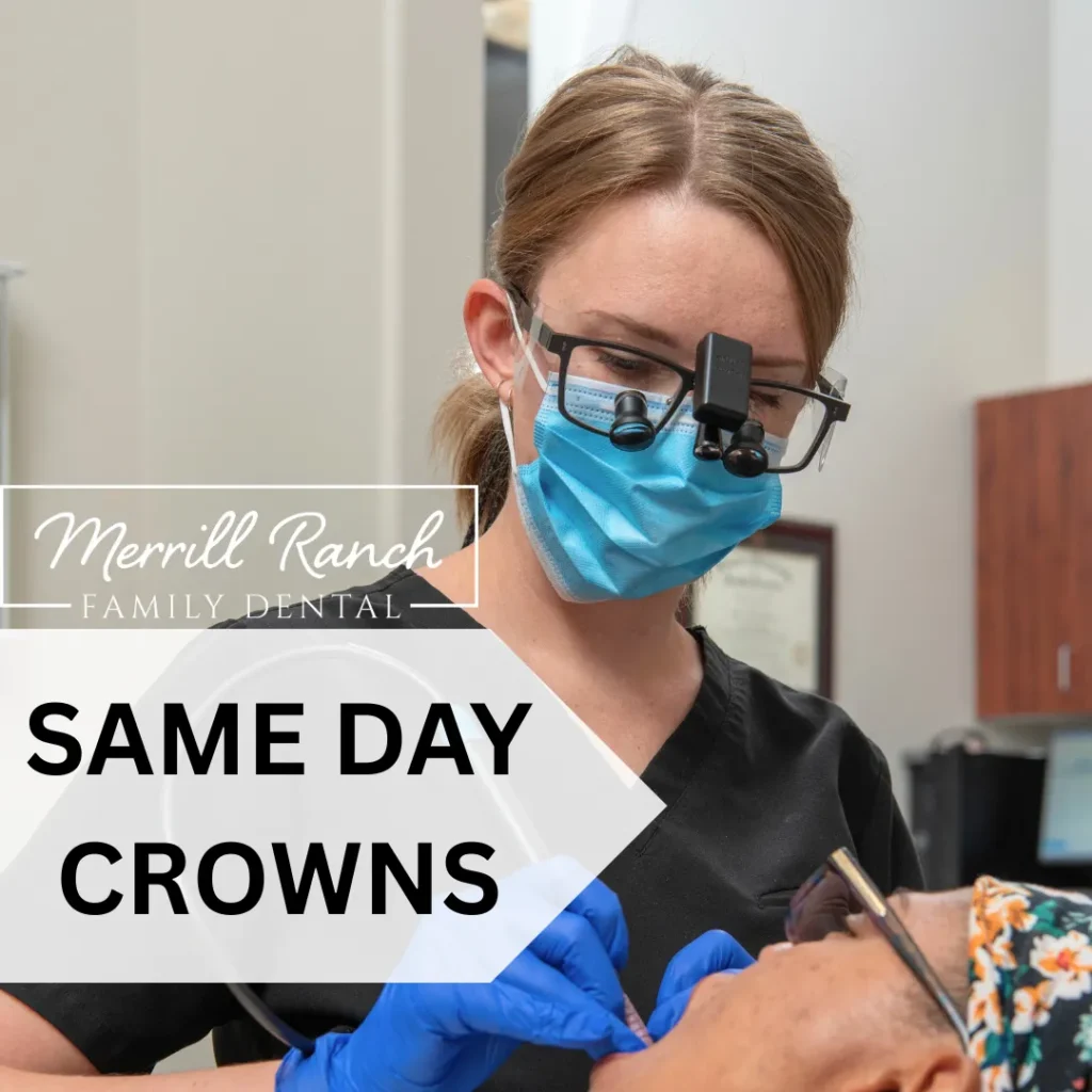 person sitting in dentist's chair